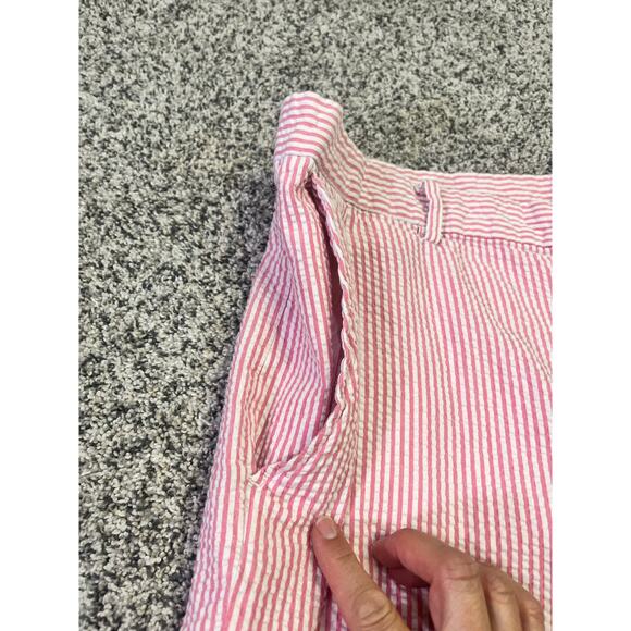 Duck Head Men’s‎ 42 Seersucker Shorts Red White Cotton Preppy Frat Classic - Picture 10 of 15